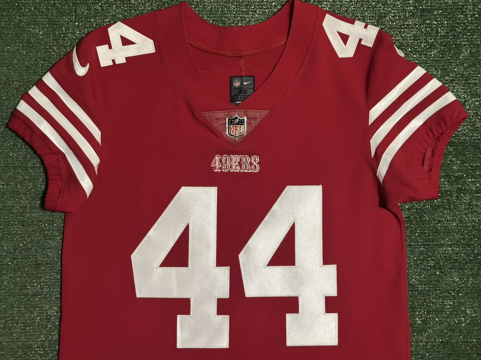 Kyle Jusczcyk San Francisco 49ers
Jersey #44 Nike Vapor Elite red
Size 40 (Medum) NFL