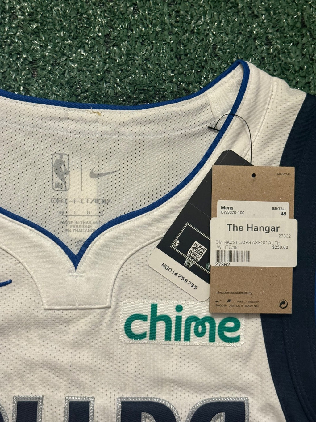 Cooper Flagg Dallas Mavericks Jersey #32 Nike ADV Jersey White Size 48 (Large) NBA