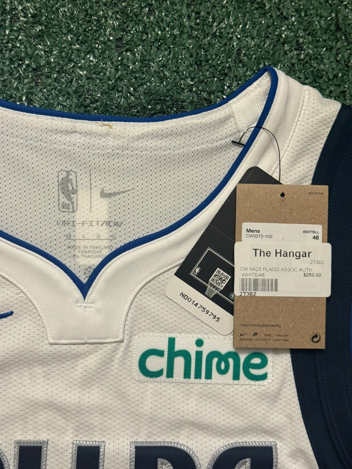Cooper Flagg Dallas Mavericks Jersey #32 Nike ADV Jersey White Size 48 (Large) NBA