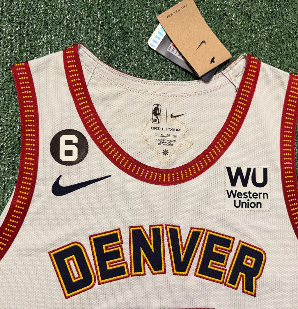 Nikola Jokic Denver Nuggets Jersey #15 Nike ADV Authentic White Size 52 (XL) NBA
