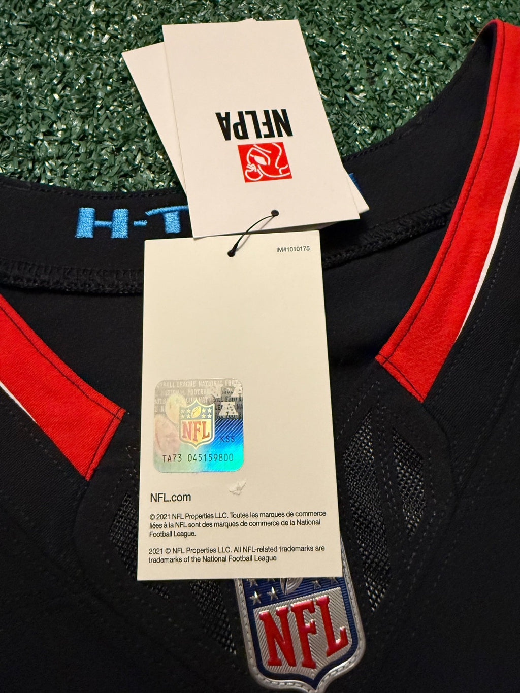 Nico Collins Houston Texans Jersey #12 Nike Vapor Fuse Elite Navy Size 44 (L) NFL