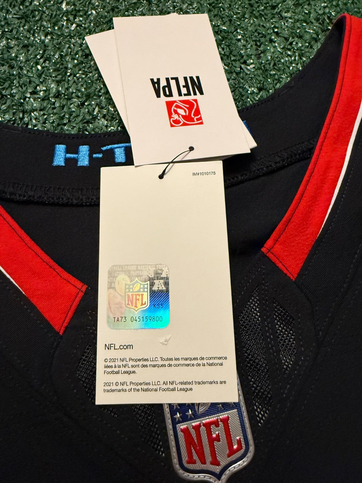 Nico Collins Houston Texans Jersey #12 Nike Vapor Fuse Elite Navy Size 44 (L) NFL
