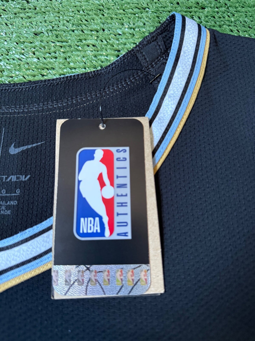 Ja Morant Memphis Grizzlies Autographed Jersey #12 Nike ADV Authentic Blue Size 48 (L) NBA