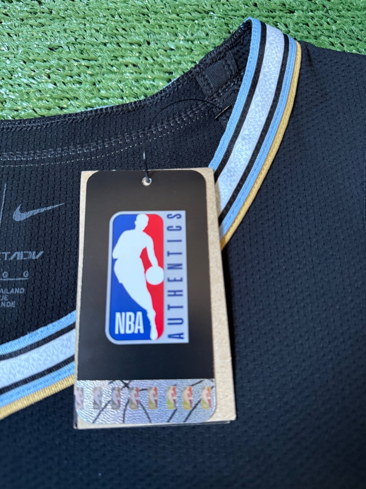 Ja Morant Memphis Grizzlies Autographed Jersey #12 Nike ADV Authentic Blue Size 48 (L) NBA