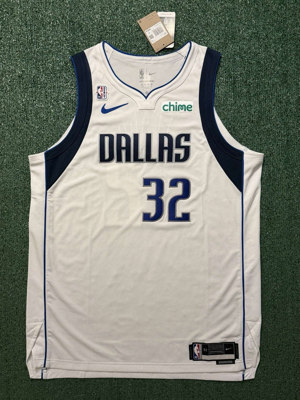 Cooper Flagg Dallas Mavericks Jersey #32 Nike ADV White Size 52 (XL) NBA