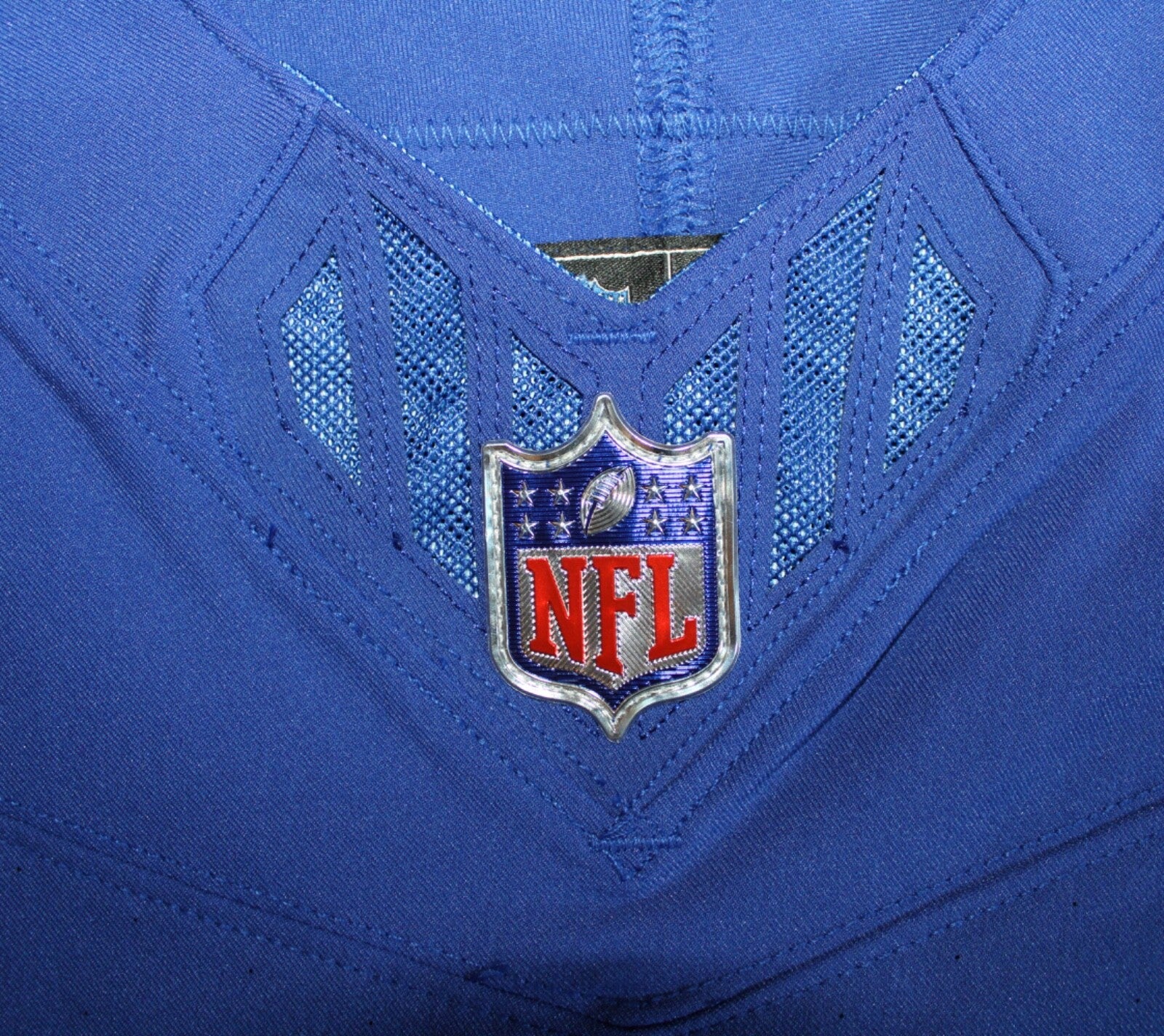 Malik Nabers New York Giants Jersey #9 Nike Vapor FUSE Elite Blue Size 48 (XL) NFL