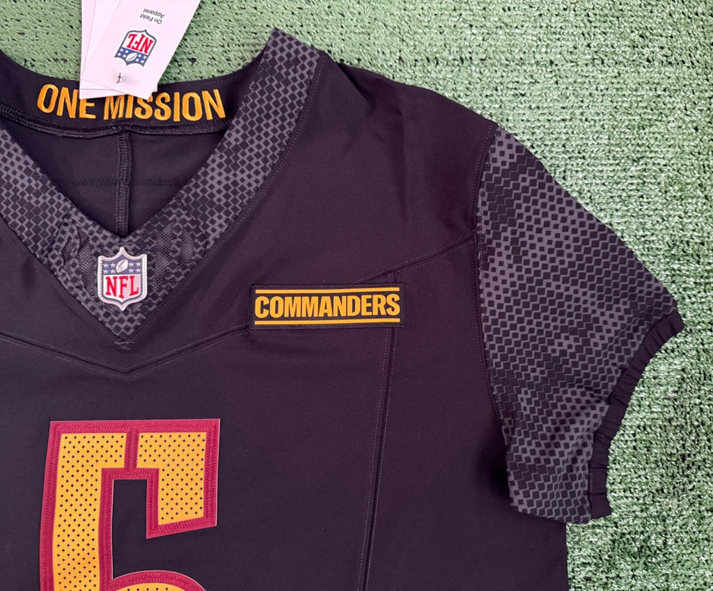 Jayden Daniels Washington Commanders Jersey #5 Nike Vapor FUSE Elite Black Size 40 (Medium) NFL