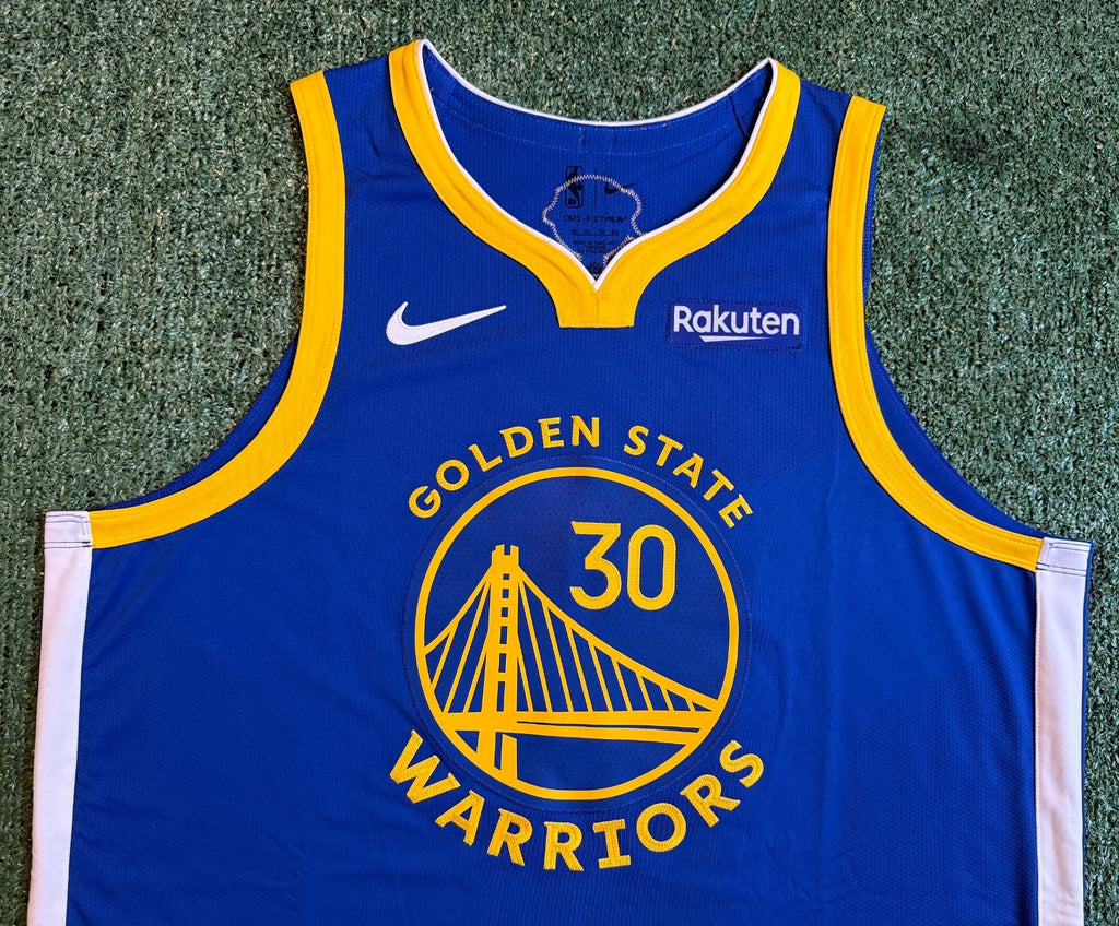 Steph Curry Golden State Warriors Jersey #30 Nike ADV Authentic Blue Size 52 (XL) NBA