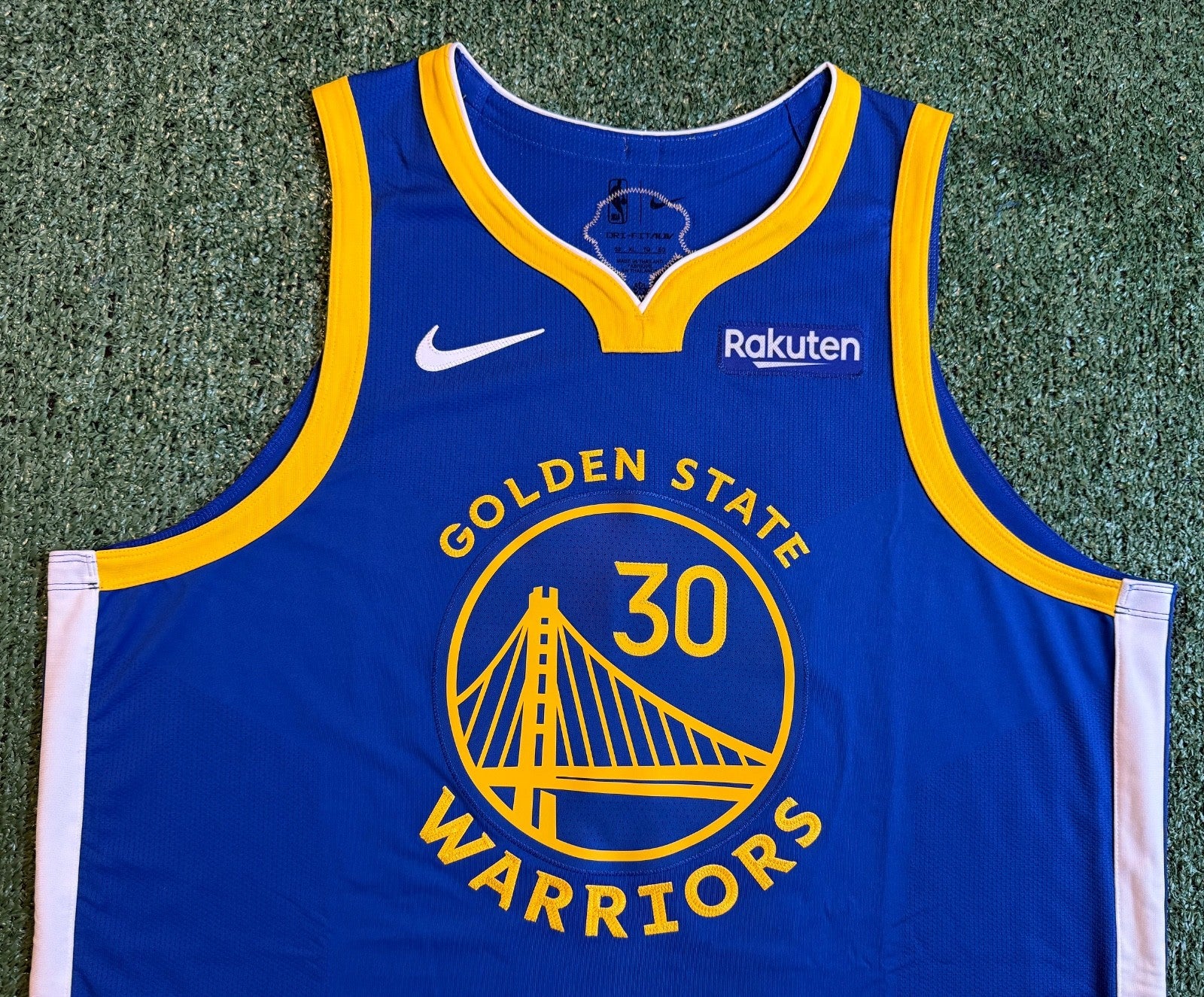 Steph Curry Golden State Warriors Jersey #30 Nike ADV Authentic Blue Size 52 (XL) NBA