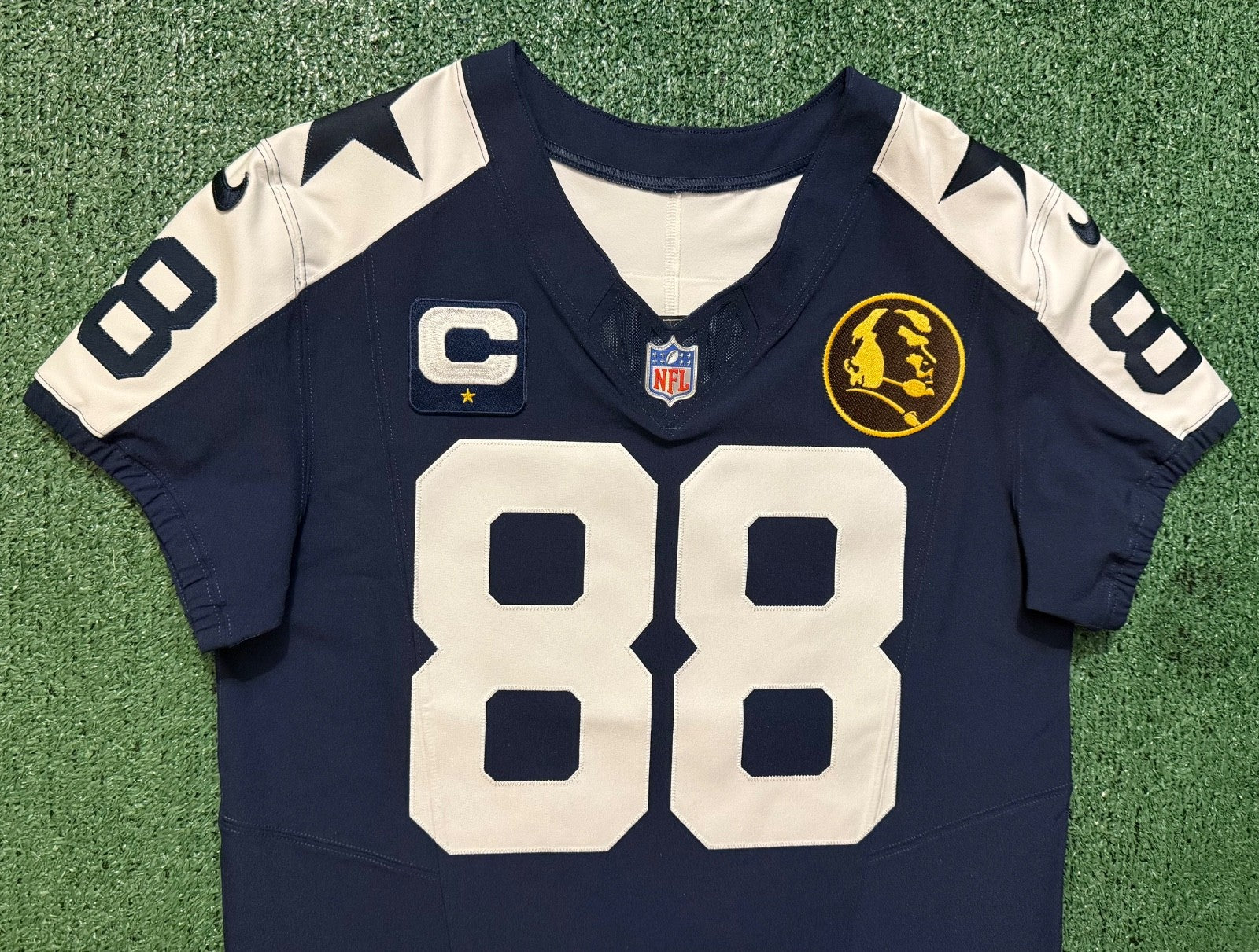 Ceedee Lamb Dallas Cowboys jersey #88 Nike Vapor FUSE Elite Navy size 40 (Medium) NFL