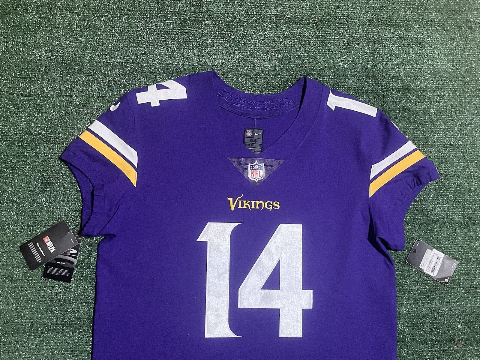 Stefon Diggs Minnesota Vikings Jersey #14 Nike Vapor Elite Purple Size 44 (Large) NFL