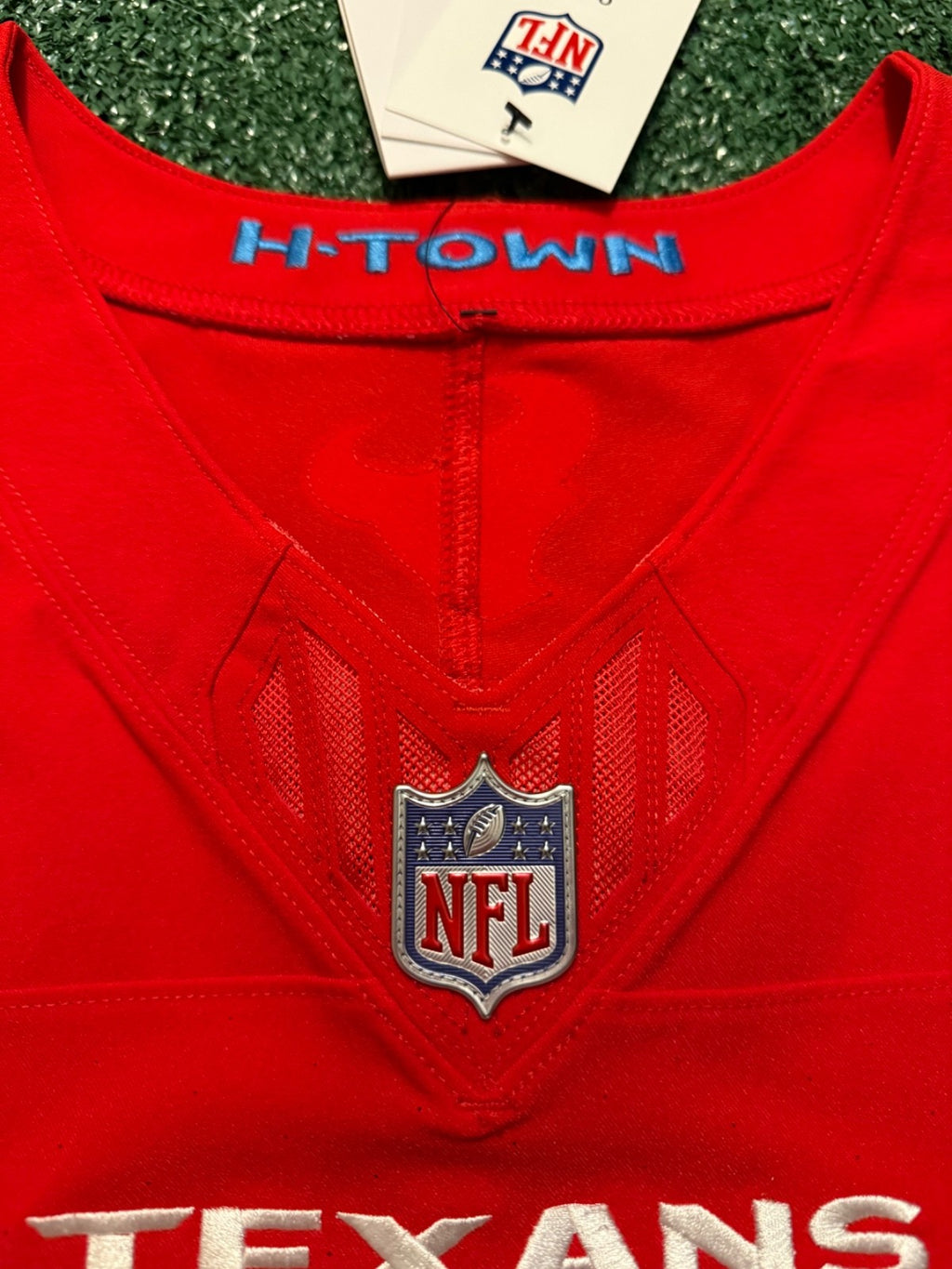 CJ Stroud Houston Texans Jersey #7 Nike Vapor Fuse Elite Red Size 44 (L) NFL