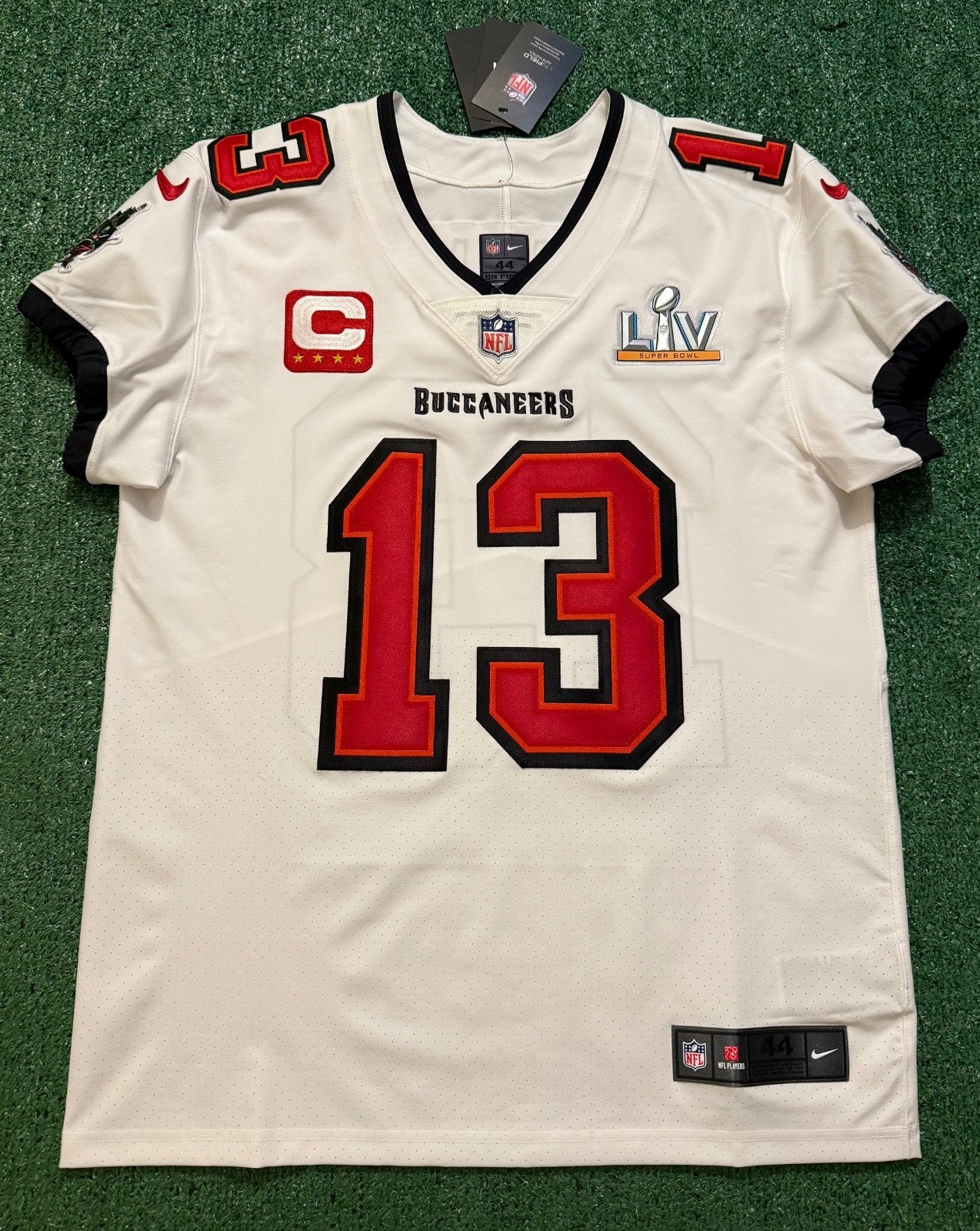 Mike Evans Tampa Bay Buccaneers Jersey #13 Nike Vapor Elite White Size 44 (Large) NFL