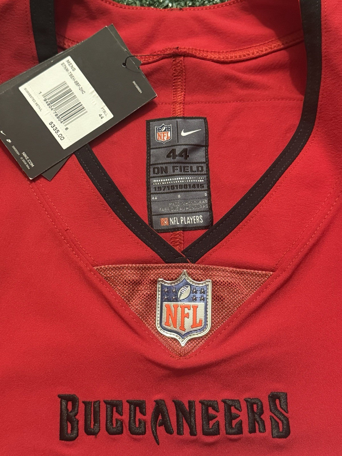 Tom Brady Tampa Bay Buccaneers Jersey #12 Nike Vapor Elite Red size 44 (Large) NFL