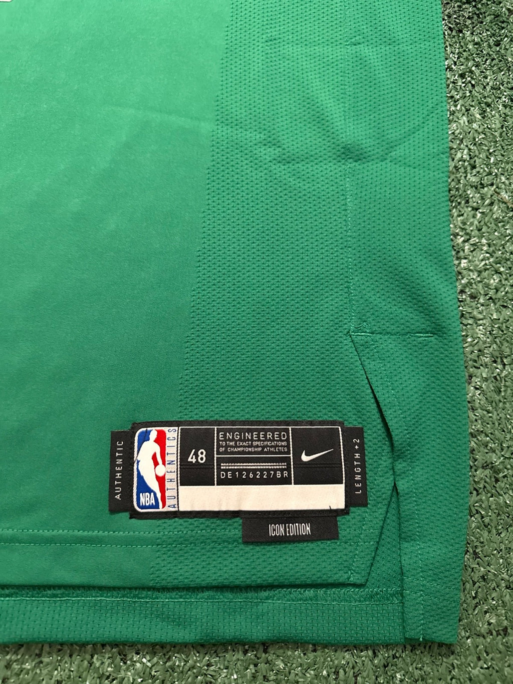 Jayson Tatum Boston Celtics Jersey #0 Nike ADV Authentic Green Size 48 (L) NBA