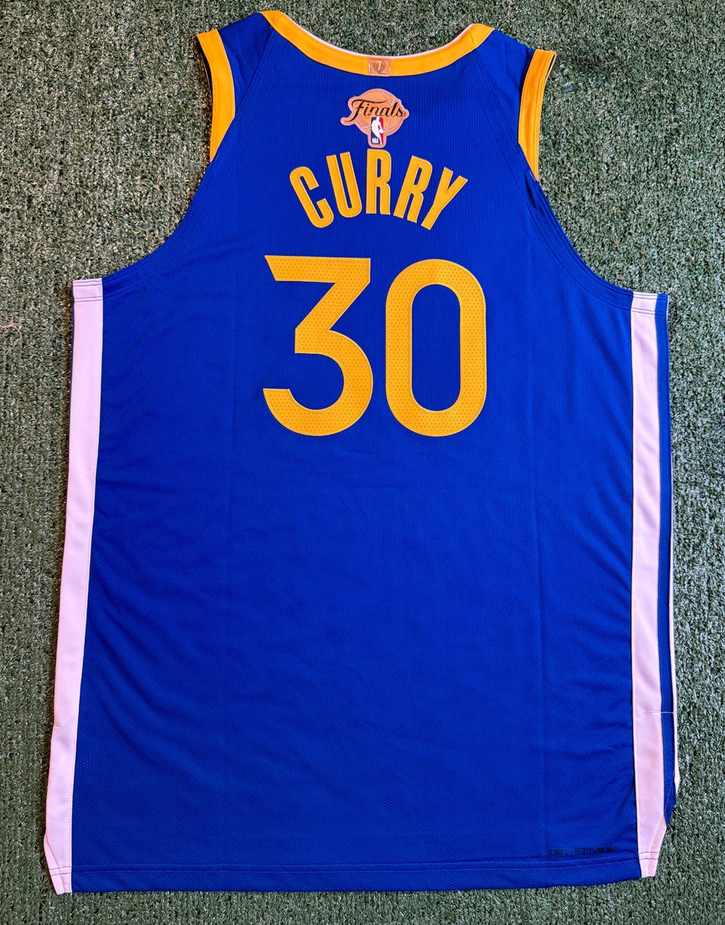 Steph Curry Golden State Warriors Jersey #30 Nike ADV Authentic Blue Size 48 (L) NBA