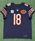Caleb Williams Chicago Bears Jersey #18 Nike Vapor FUSE Elite Navy Size 48 (XL) NFL