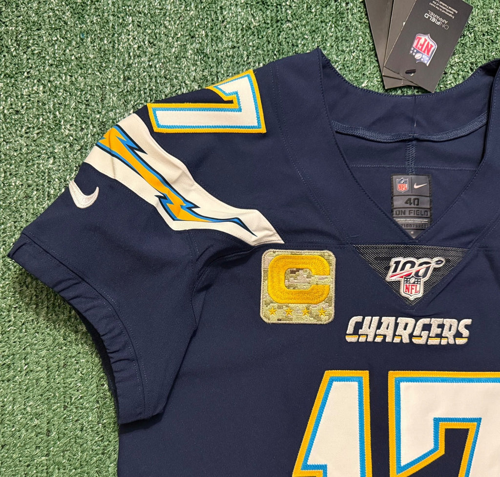 Philip Rivers Los Angeles Chargers Jersey #17 Nike Vapor Elite Navy Size 40 (M) NFL
