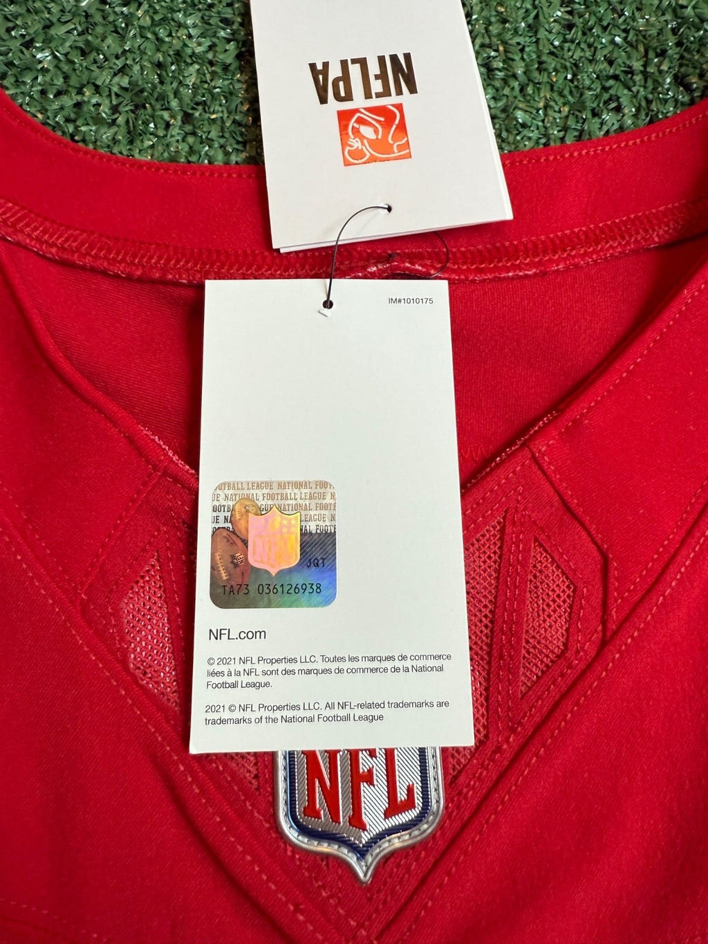 Nick Bosa San Francisco 49ers
Jersey #97 Nike Vapor FUSE Elite red Size 44 (Large) NFL