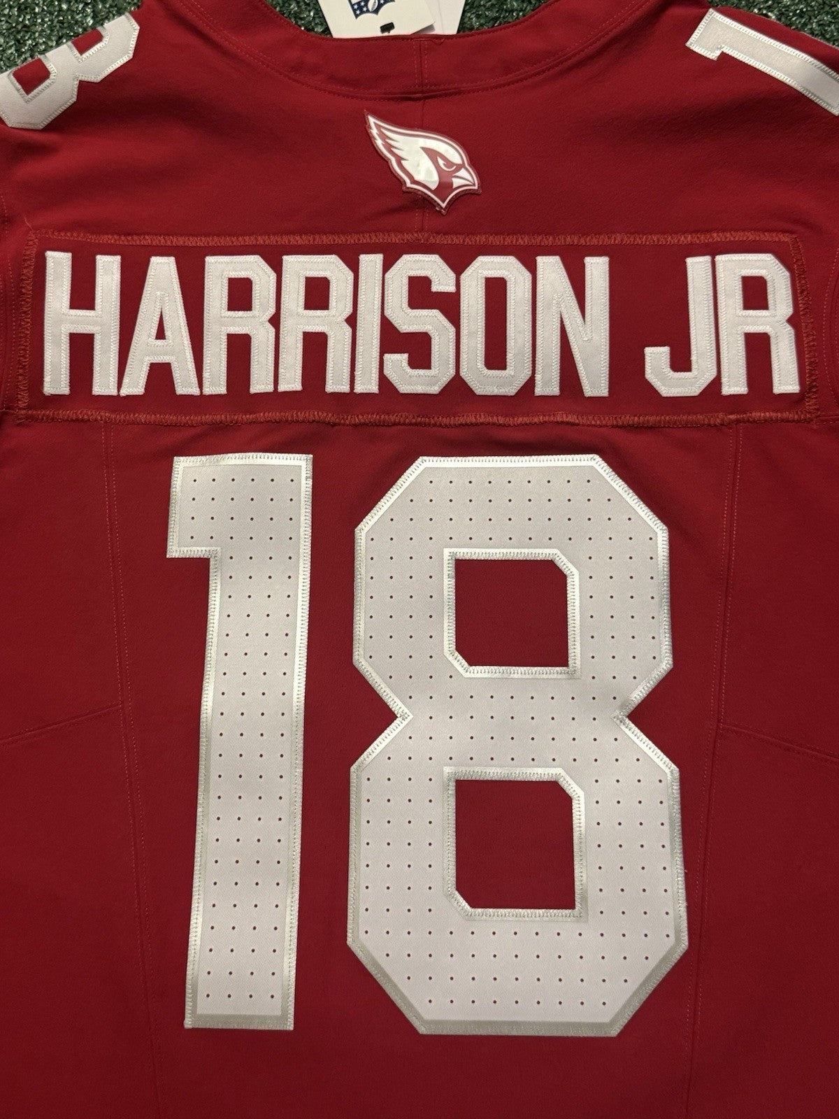 Marvin Harrison Jr Arizona Cardinals Jersey #18 Nike Vapor FUSE Elite red Size 44 (Large) NFL