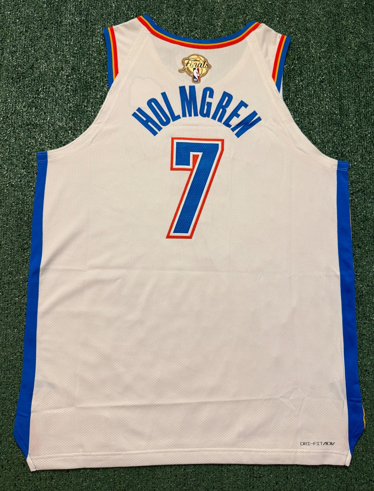 Chet Holmgren Oklahoma City Thunder Jersey #7 Nike ADV Authentic White Size 52 (XL) NBA