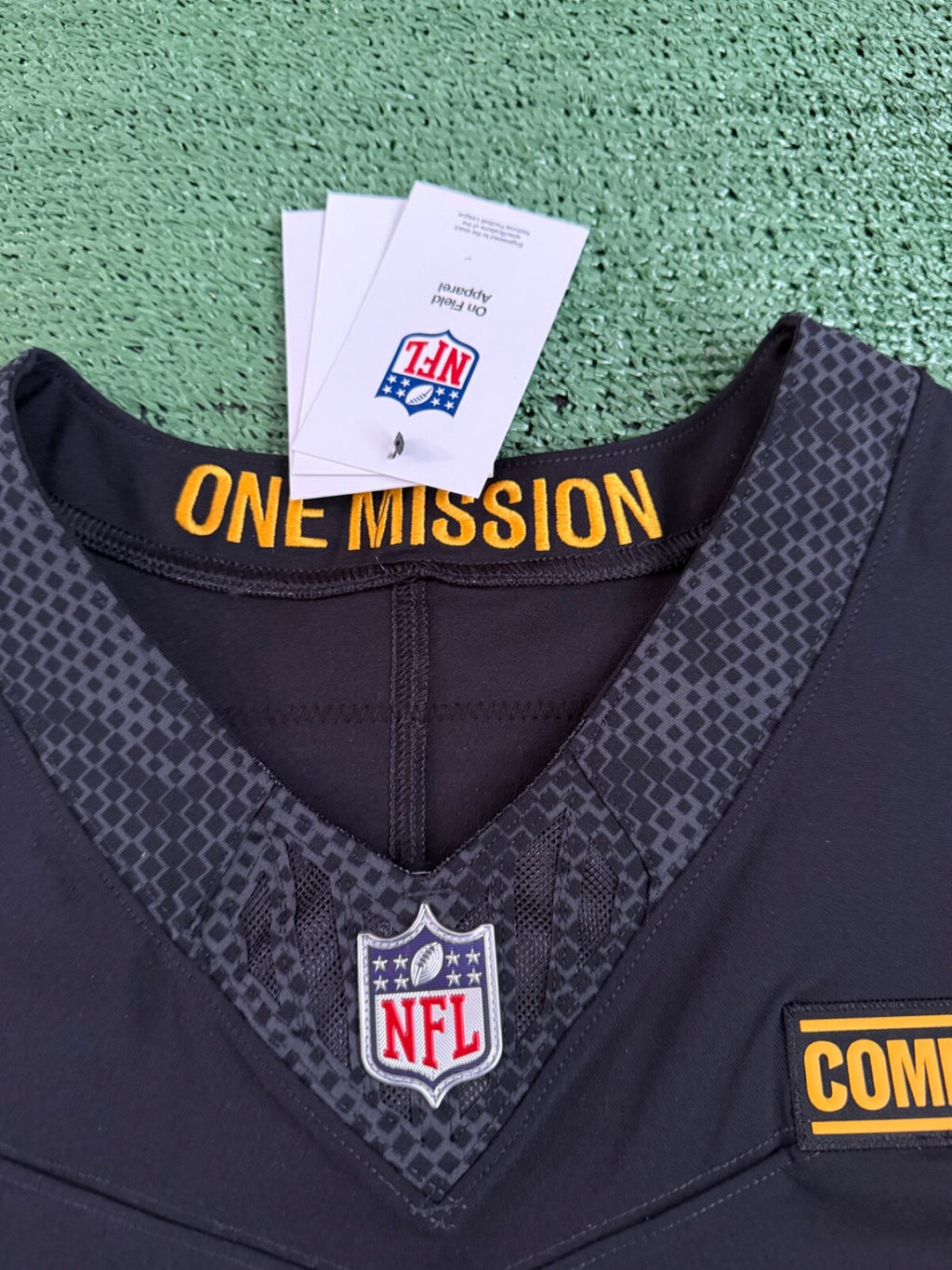 Jayden Daniels Washington Commanders Jersey #5 Nike Vapor FUSE Elite Black Size 40 (Medium) NFL