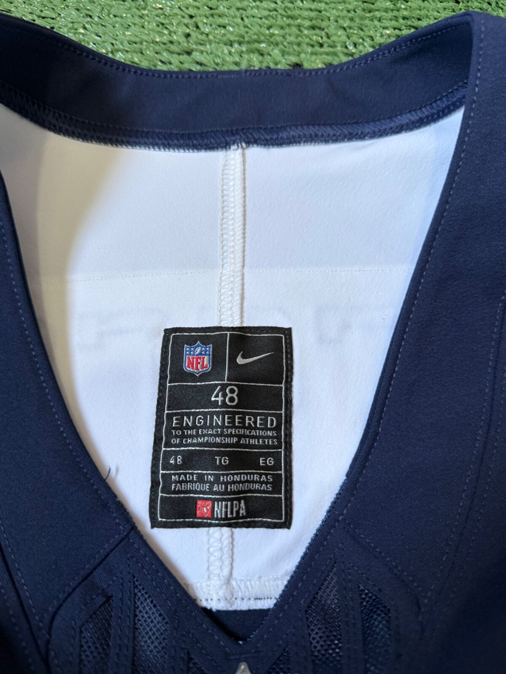 Dak Prescott Dallas Cowboys Jersey #4 Nike Vapor Fuse Elite Navy Size 48 (XL) NFL
