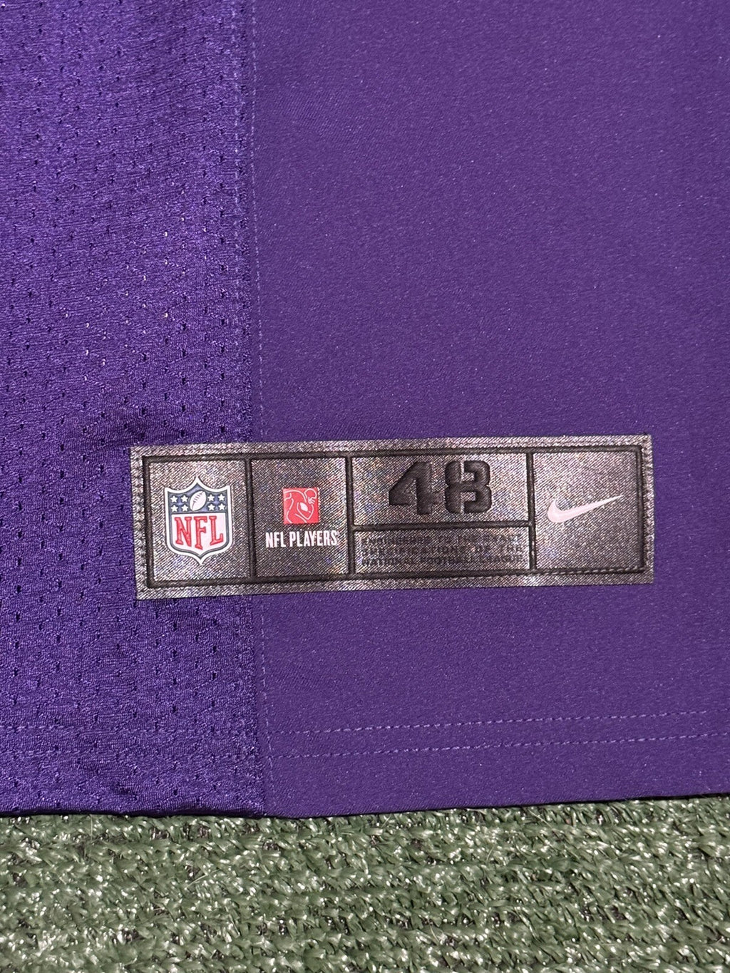 Lamar Jackson Baltimore Ravens Jersey #8 Nike Vapor Elite Purple Size 48 (XL) NFL