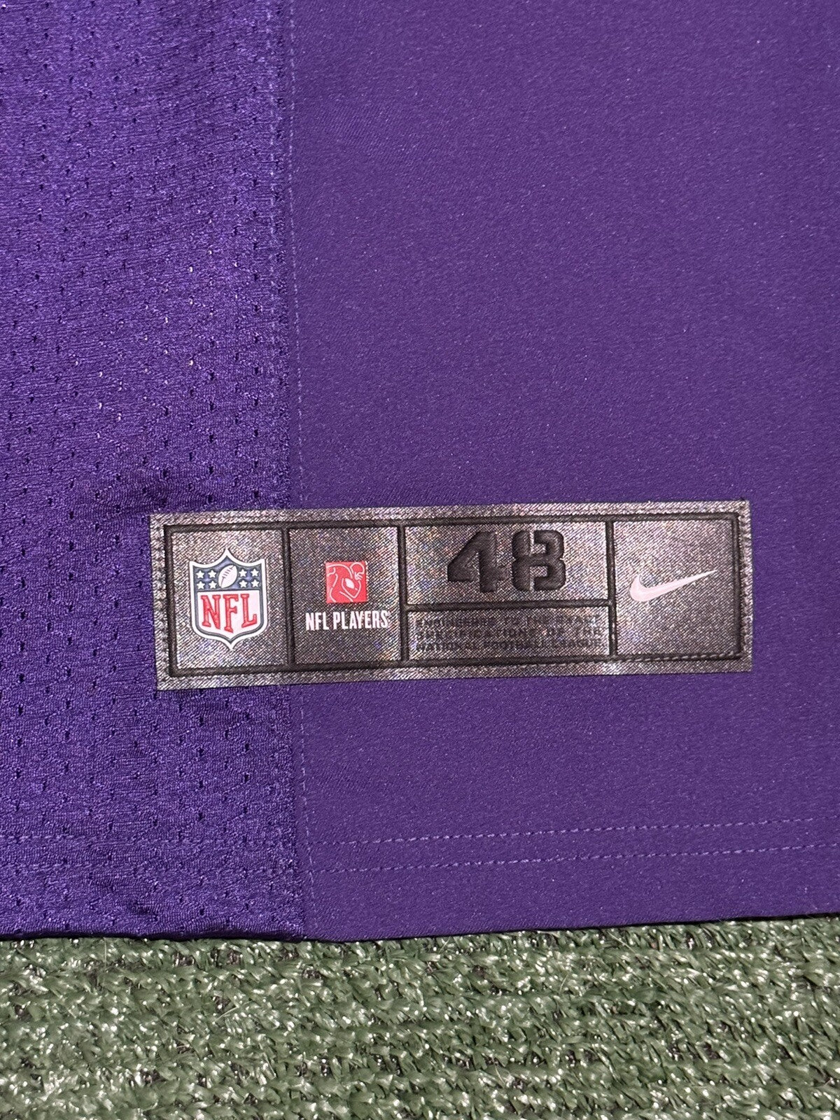 Lamar Jackson Baltimore Ravens Jersey #8 Nike Vapor Elite Purple Size 48 (XL) NFL