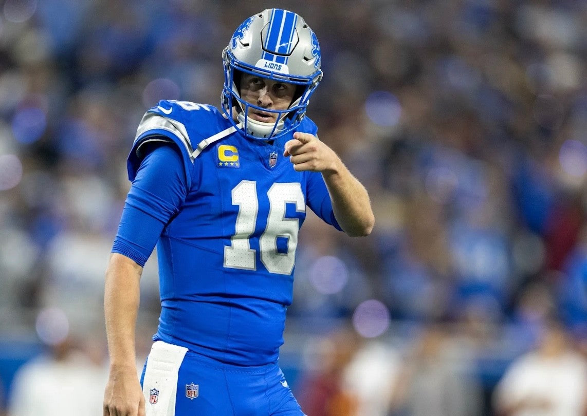 Jared Goff Detroit Lions Jersey #16  Nike Vapor FUSE Elite Blue Size 40 (Medium) NFL