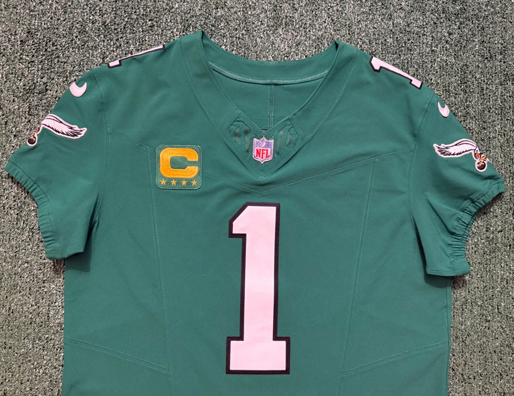 Jalen Hurts Philadelphia Eagles Jersey #1 Nike Vapor FUSE Elite Kelly Green size 44 (Large) NFL