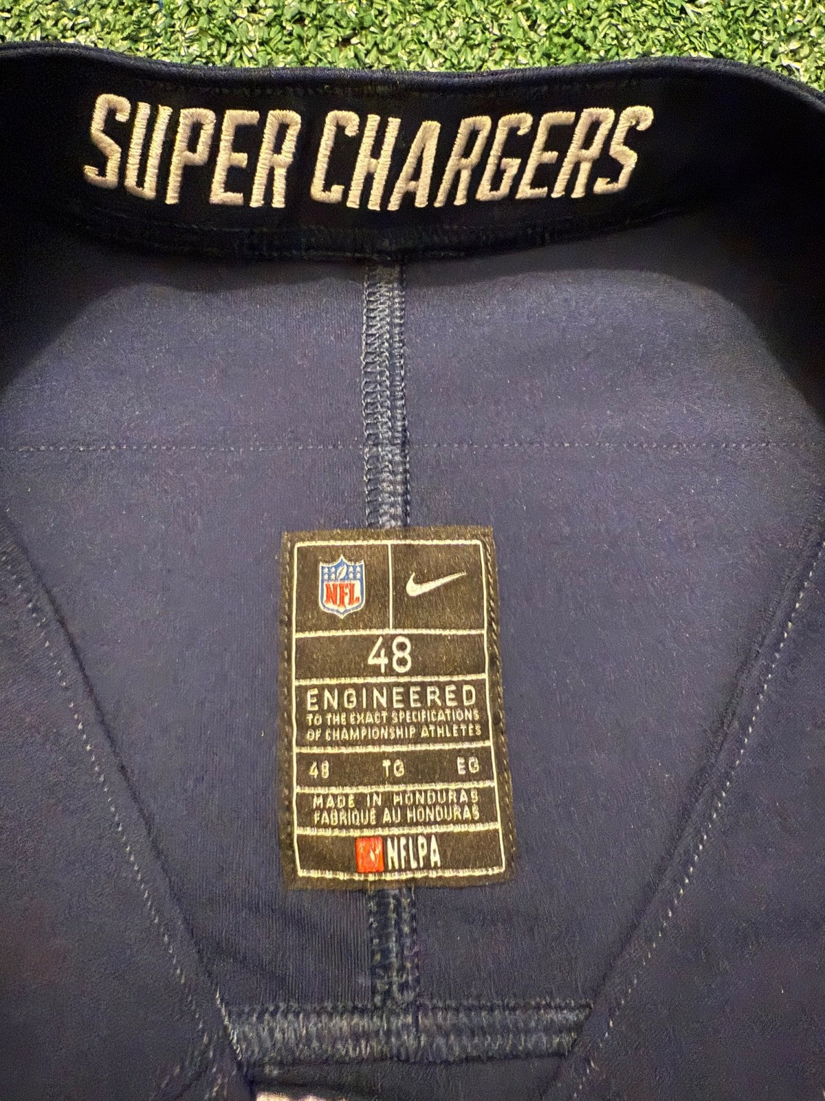 Justin Herbert Los Angeles Chargers Jersey #10 Nike Vapor Fuse Elite Navy Size 48 (XL) NFL