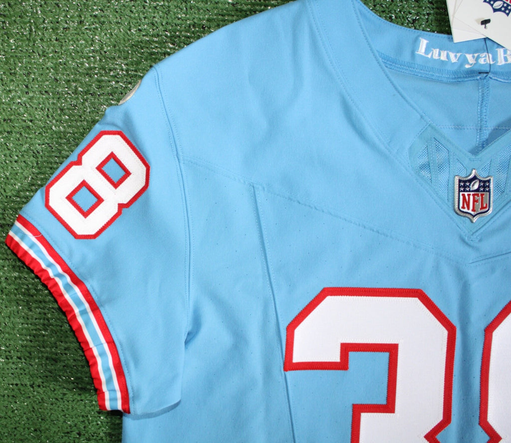 L'Jarius Sneed Tennessee Titans Jersey #38 Nike Vapor Fuse Elite Blue Size 44 (L) NFL