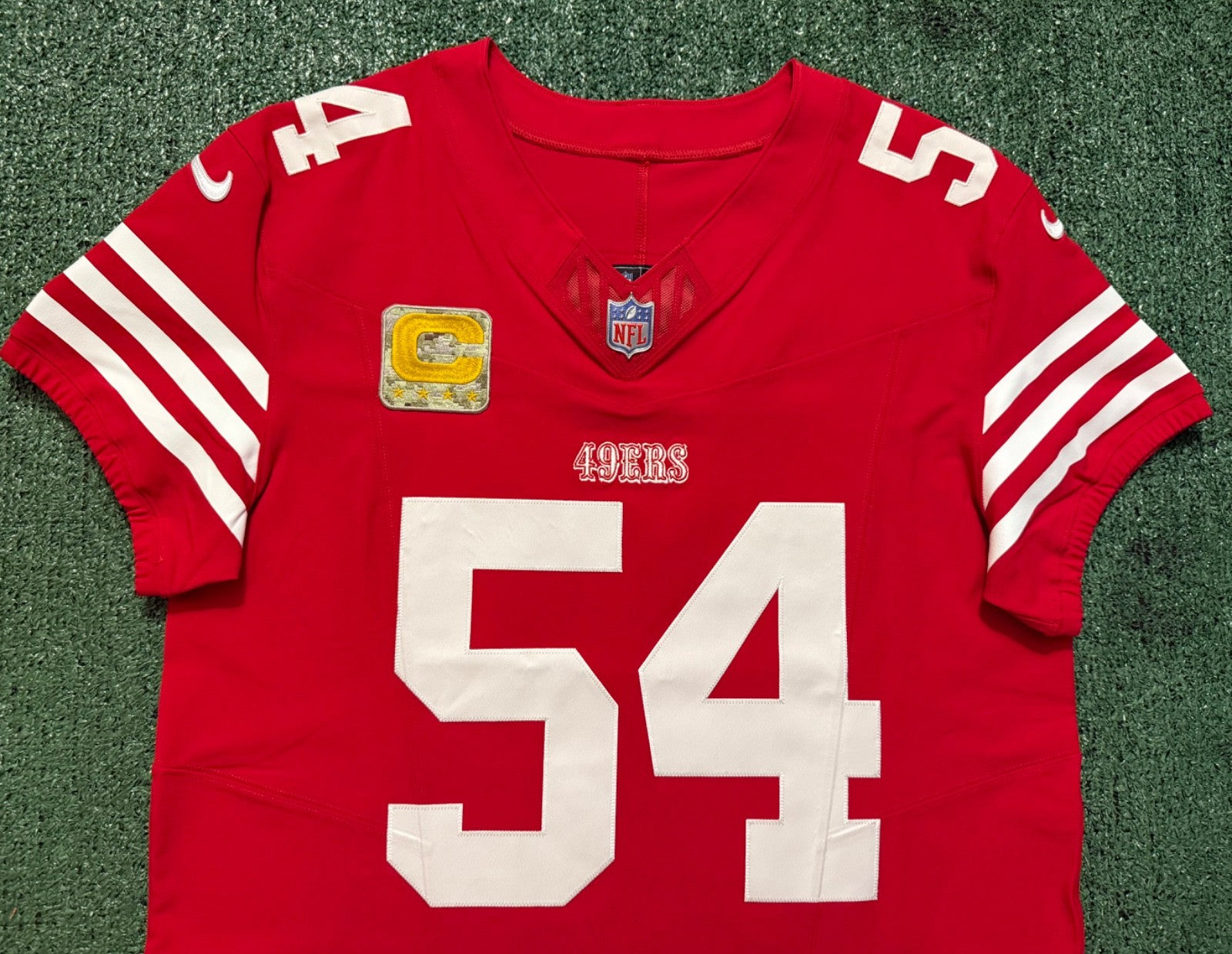 Fred Warner San Francisco 49ers
Jersey #54 Nike Vapor FUSE Elite red Size 44 (Large) NFL