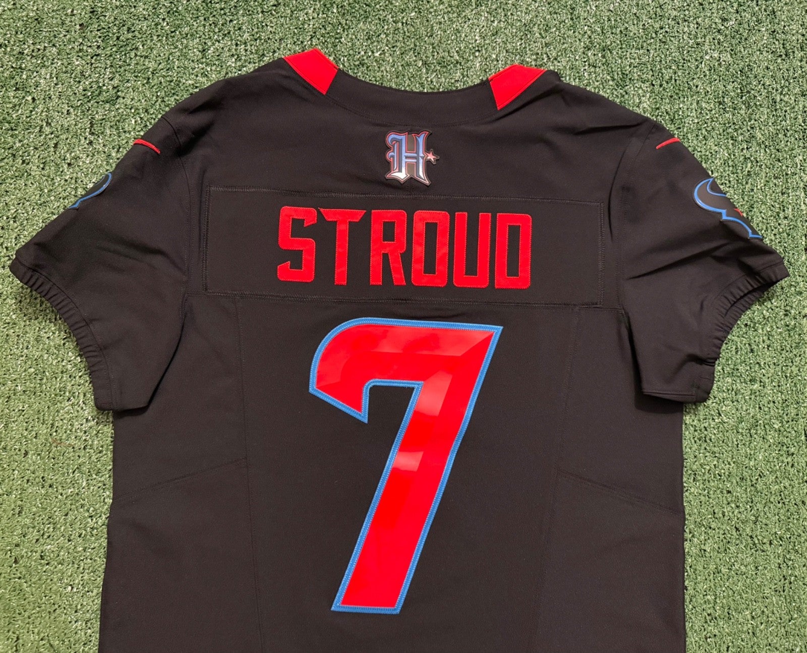 CJ Stroud Houston Texans Jersey #7 Nike Vapor Fuse Elite Navy Size 40 (M) NFL