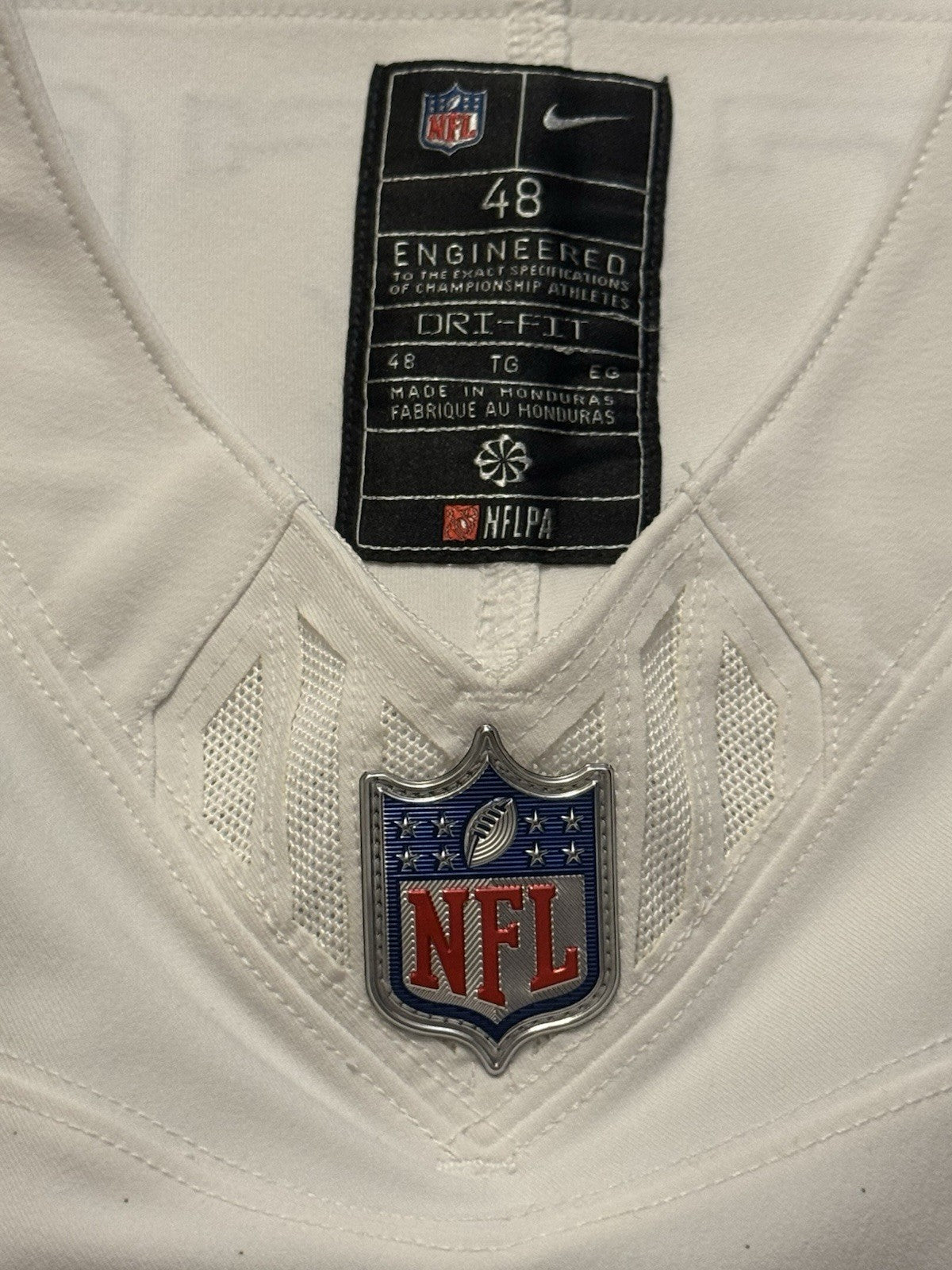 Dak Prescott Dallas Cowboys Jersey #4 Nike Vapor FUSE Elite White Size 48 (XL) NFL