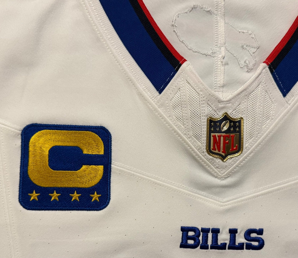 Josh Allen Buffalo Bills Jersey #17 Nike Vapor Fuse Elite White Size 40 (M) NFL