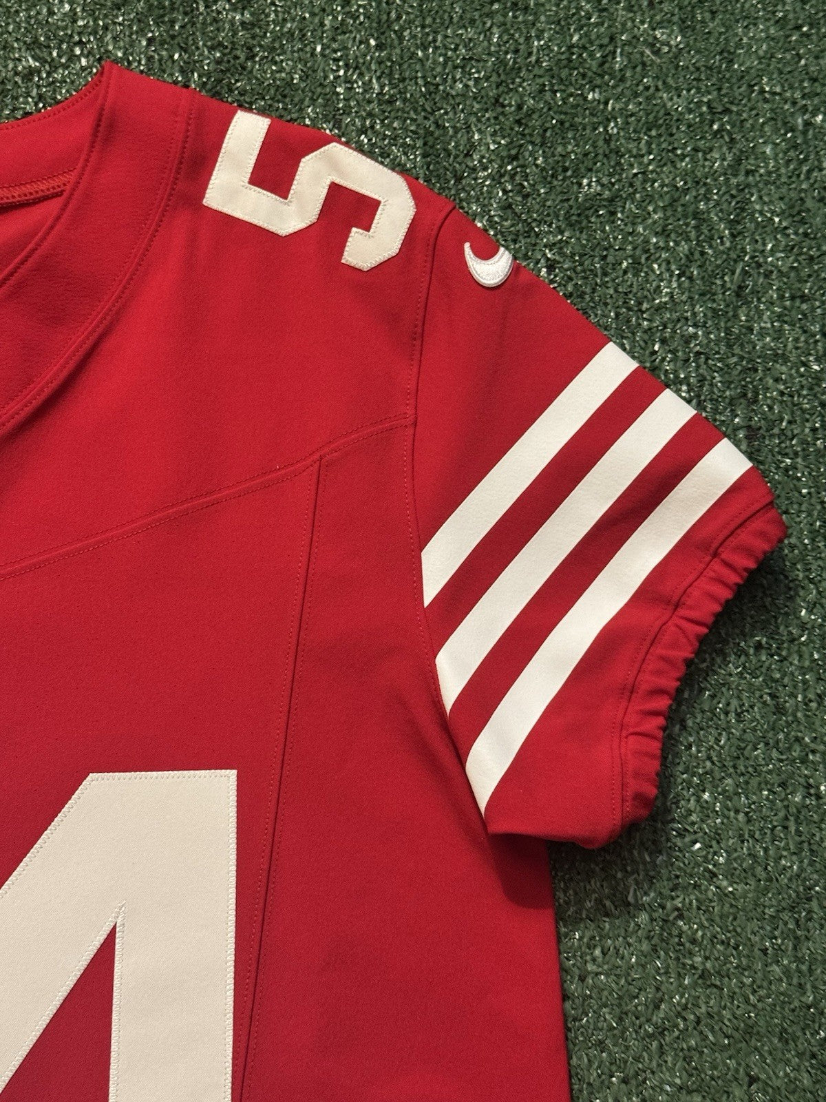 Fred Warner San Francisco 49ers
Jersey #54 Nike Vapor FUSE Elite red Size 40 (Medium) NFL