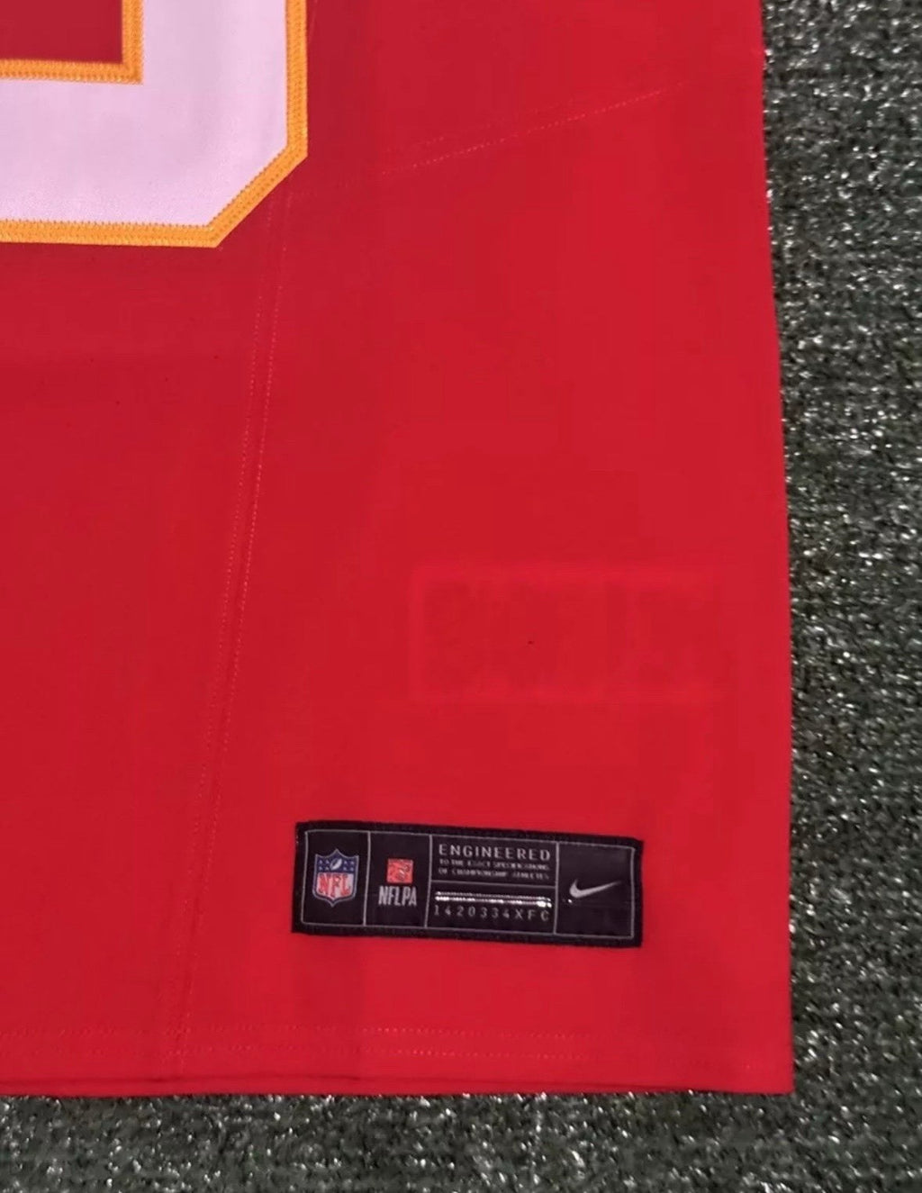 Patrick Mahomes Kansas City Chiefs Jersey #15 Nike Vapor FUSE Elite Red Size 44 (L) NFL