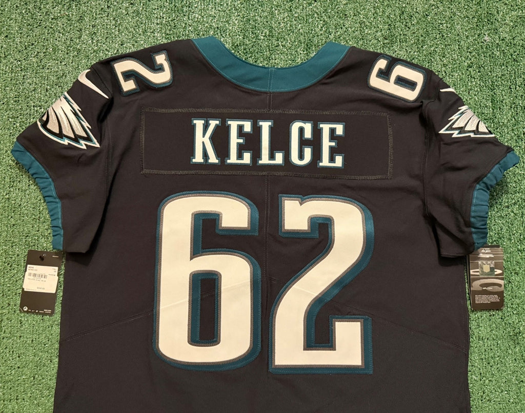 Jason Kelce Philadelphia Eagles Jersey #62 Black Nike Vapor Elite Black size 48 (XL) NFL