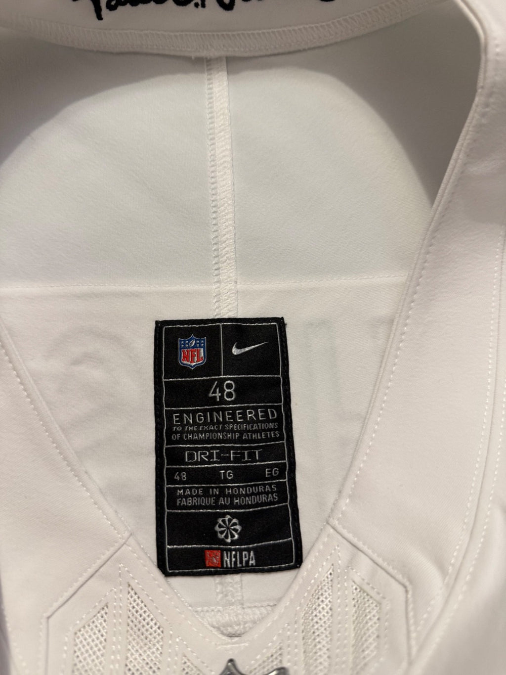 Ja'Marr Chase Cincinnati Bengals Jersey #1 Nike Vapor Fuse Elite White Size 48 (XL) NFL