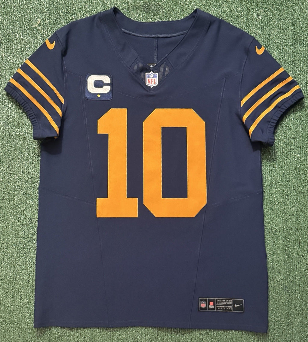 Jordan Love Green Bay Packers Jersey #10 Nike Vapor FUSE Elite Navy Size 40 (Medium) NFL