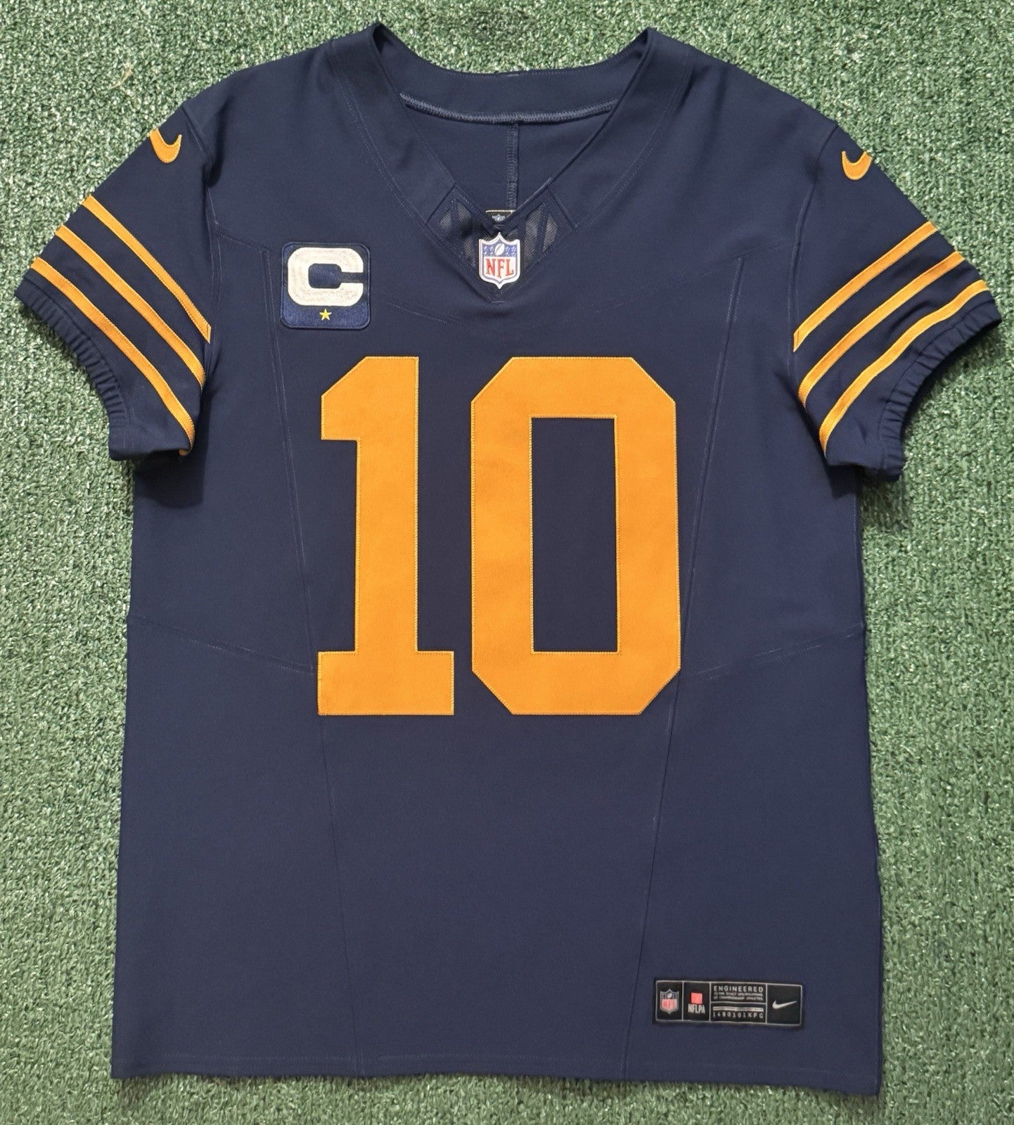 Jordan Love Green Bay Packers Jersey #10 Nike Vapor FUSE Elite Navy Size 40 (Medium) NFL