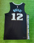 Ja Morant Memphis Grizzlies Autographed Jersey #12 Nike ADV Authentic Blue Size 48 (L) NBA
