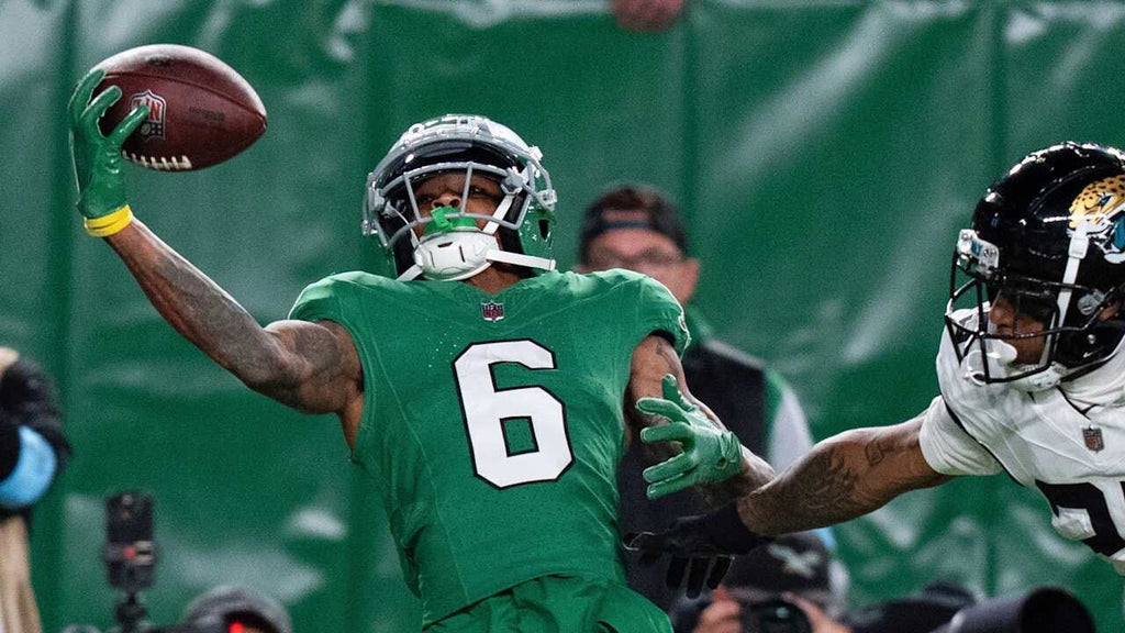 Devonta Smith Philadelphia Eagles Jersey #6 Nike Vapor F.U.S.E Elite Kelly Green 48 (XL) NFL