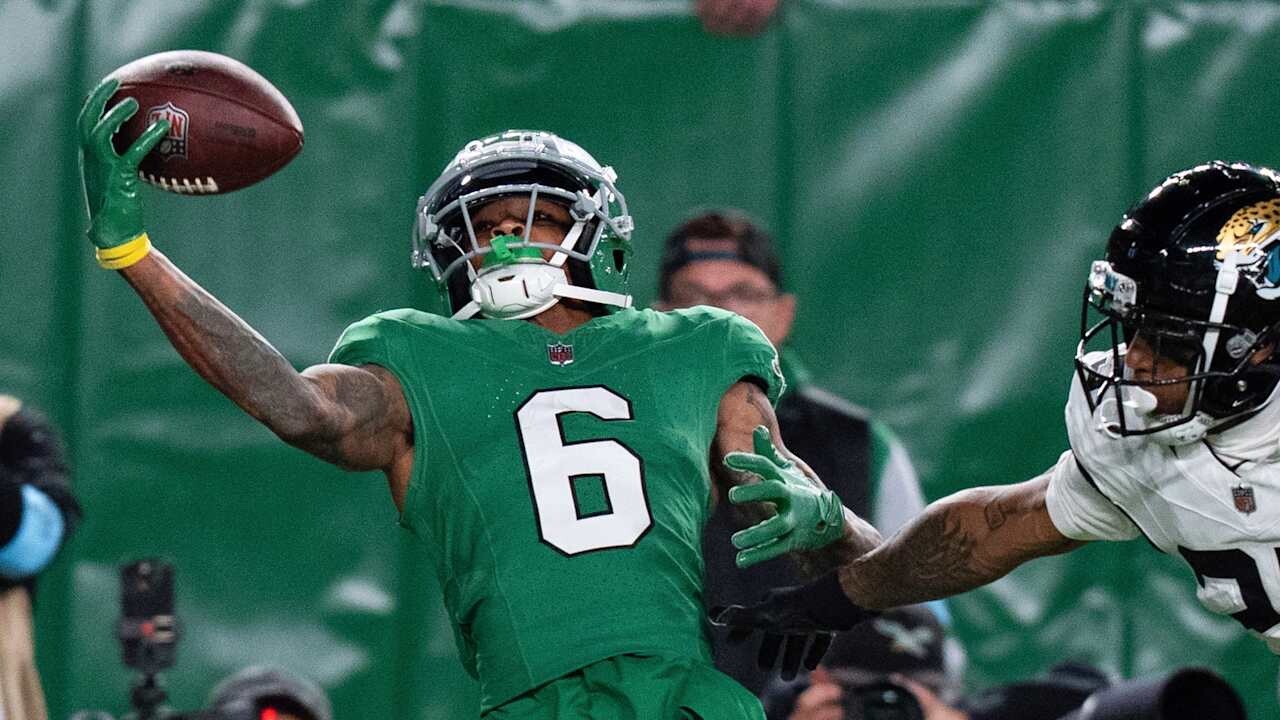 Devonta Smith Philadelphia Eagles Jersey #6 Nike Vapor F.U.S.E Elite Kelly Green 48 (XL) NFL