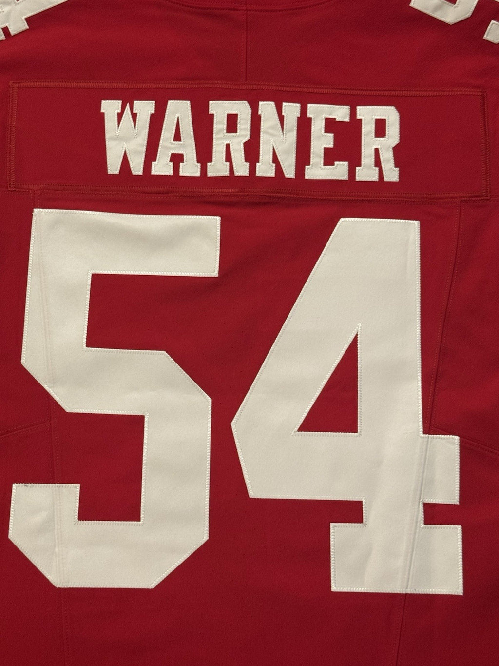 Fred Warner San Francisco 49ers
Jersey #54 Nike Vapor FUSE Elite red Size 40 (Medium) NFL