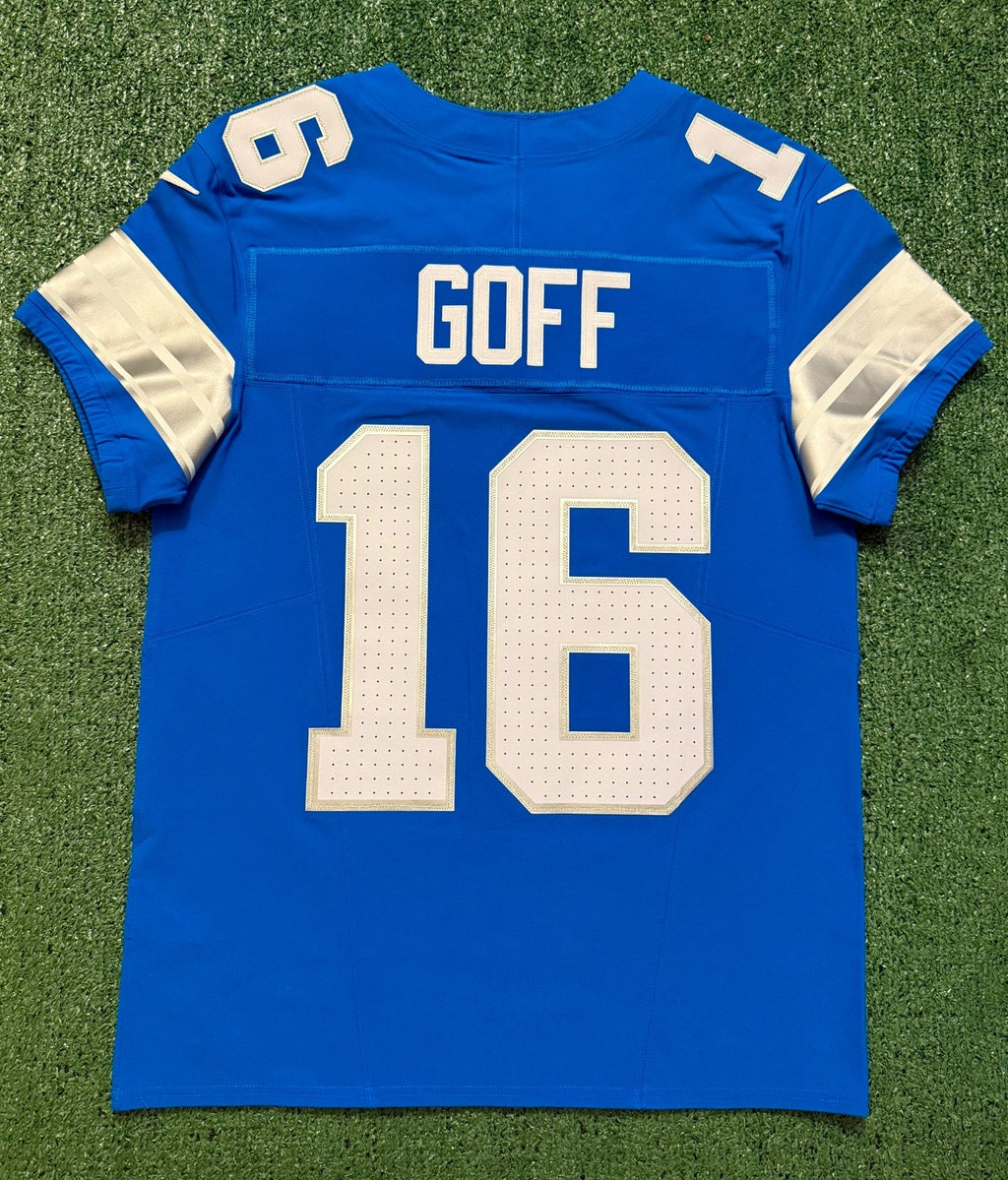 Jared Goff Detroit Lions Jersey #16  Nike Vapor FUSE Elite Blue Size 40 (Medium) NFL