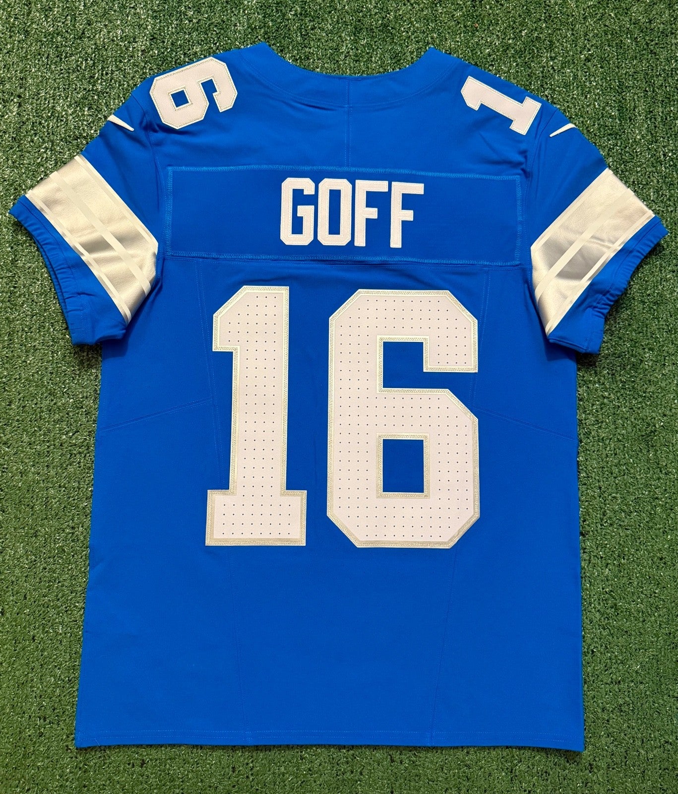 Jared Goff Detroit Lions Jersey #16  Nike Vapor FUSE Elite Blue Size 40 (Medium) NFL