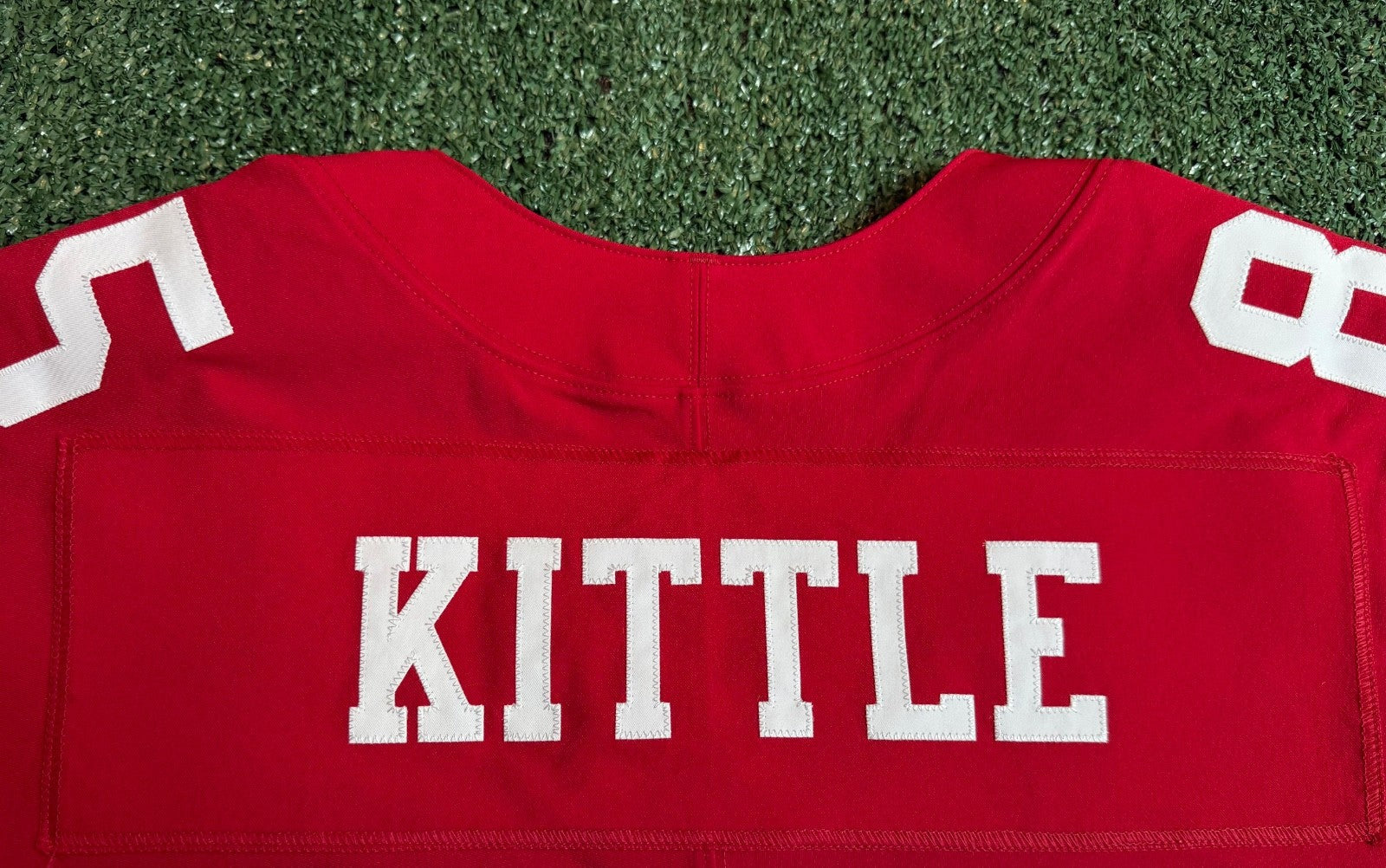 George Kittle San Francisco 49ers
Jersey #85 Nike Vapor Elite red
Size 48 (XL) NFL